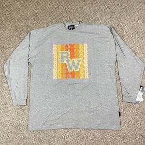 Y2k Rocawear Shirt Mens XL Long Sleeve Jay Z Hip Hop Spellout Rap Urban